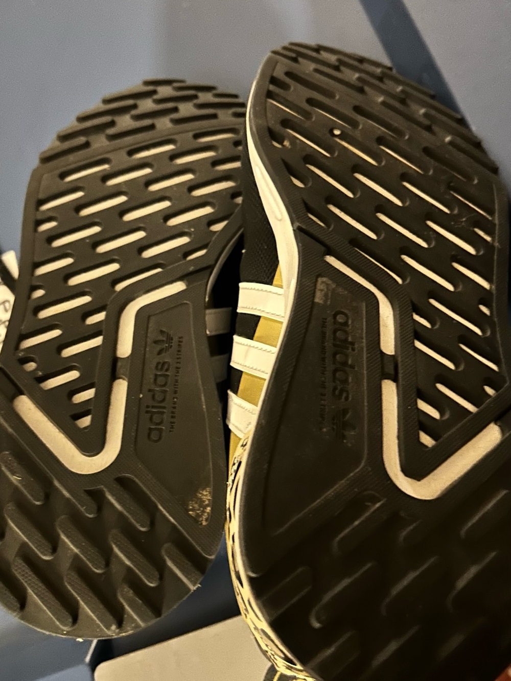 adidas Black White and Gold Women's Lifestyle Sneakers - Picture 6 of 6